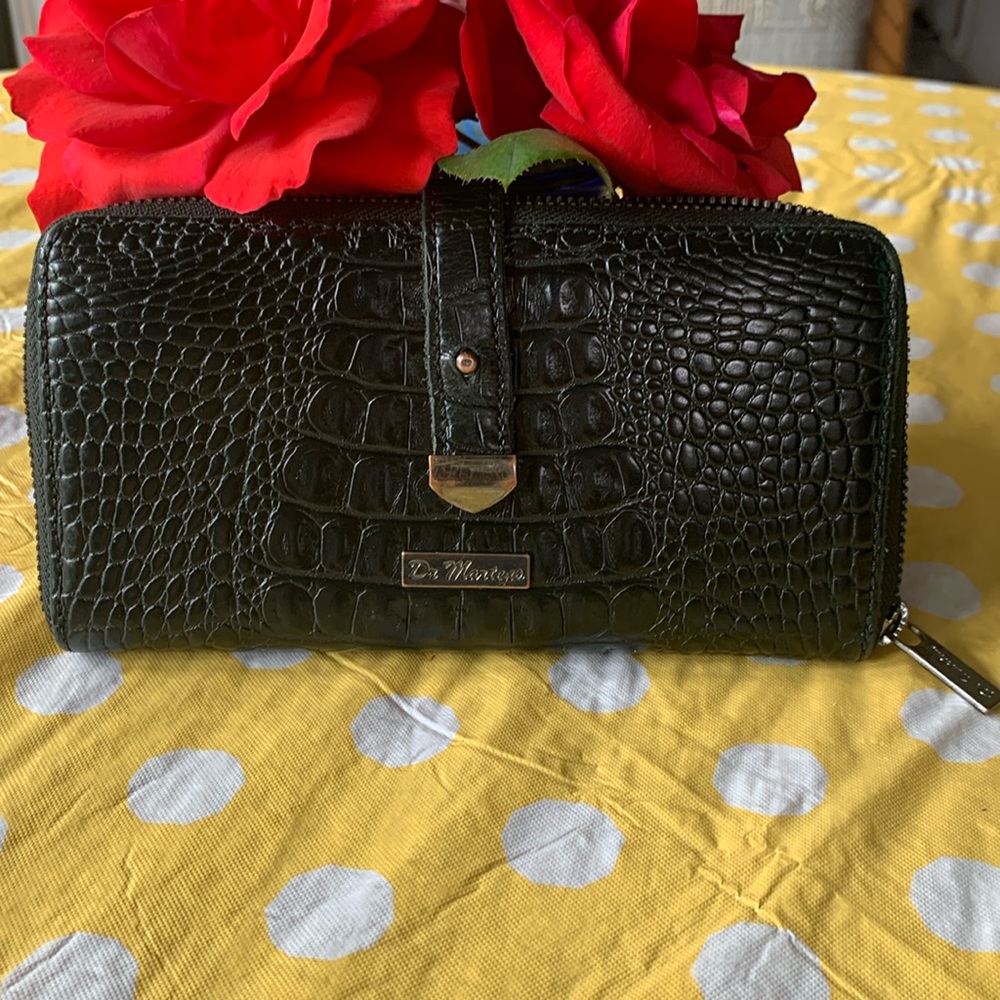 Dr Martens Leather Zip Around Wallet